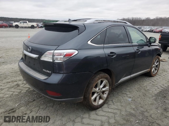 2011 Lexus RX 350 with VIN 2T2ZK1BA7BC060603, listed as a Copart auction lot 44374875 with 232,537 mi miles and Salvage Title. Bid and sale history available at carsss.com. Image 3.