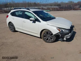 2016 Subaru Impreza Wagon 2.0i Sport Premium with VIN JF1GPAP64G8234475, listed as a IAAI auction lot 41667254 with 1 mi miles. Bid and sale history available at carsss.com. Image 1.