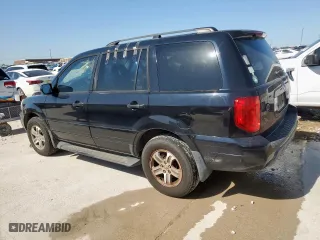 2005 Honda Pilot EX-L with RES with VIN 5FNYF18665B030144, listed as a Copart auction lot 52418395 with 262,064 mi miles and Clean Title. Bid and sale history available at carsss.com. Image 2.
