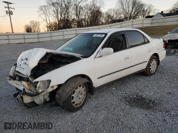 1999 Honda Accord LX z VIN JHMCG5645XC014063, wystawiony jako Copart lot #43207105 z przebiegiem Nie podano mil oraz Szkoda całkowita • Salvage title. Historia ofert i sprzedaży dostępna na DreamBid. Obrazek 1.