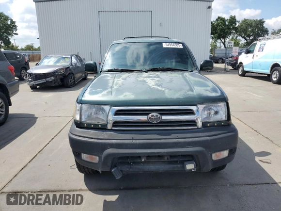 2000 Toyota 4Runner SR5 with VIN JT3GN86R9Y0157594, listed as a Copart auction lot 54954505 with 196,802 mi miles and Clean Title. Bid and sale history available at DreamBid. Image 5.