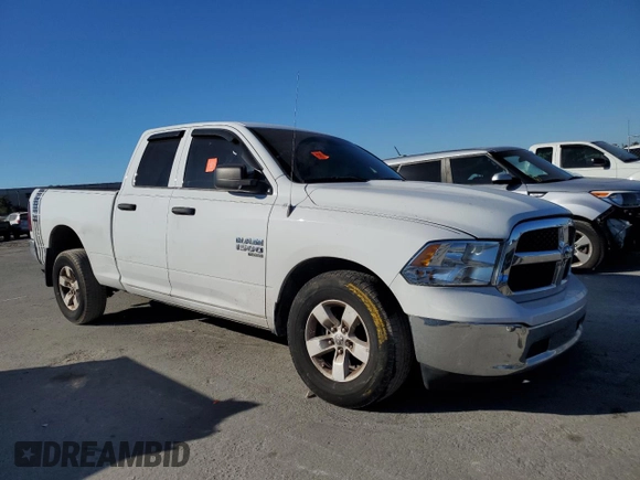 2022 Ram 1500 Tradesman with VIN 1C6RR6FG3NS171123, listed as a Copart auction lot 82397484 with 19,217 mi miles and Salvage title. Bid and sale history available at DreamBid. Image 4.