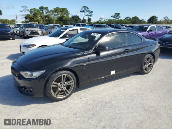2014 BMW 4 Series 428i with VIN WBA3V5C5XEP747796, listed as a Copart auction lot 77242064 with 62,677 mi miles and Non repairable. Bid and sale history available at DreamBid. Image 1.