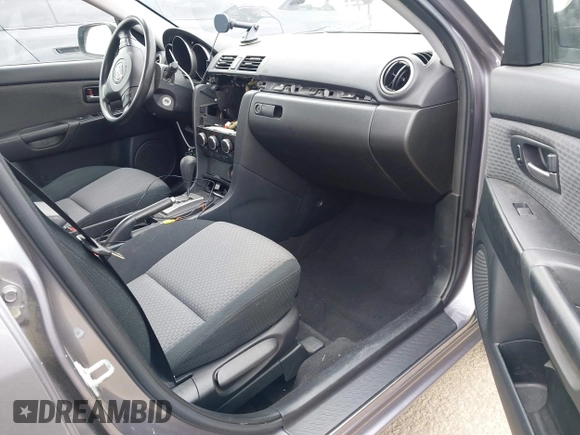 2006 Mazda 3 i with VIN JM1BK12F261420775, listed as a IAAI auction lot 42031576 with 145,530 mi miles. Bid and sale history available at carsss.com. Image 5.