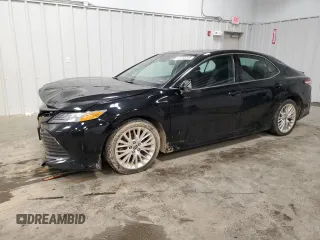 2019 Toyota Camry LE with VIN 4T1B11HK5KU169553, listed as a Copart auction lot 48195595 with 74,429 mi miles and Salvage Title. Bid and sale history available at carsss.com. Image 1.