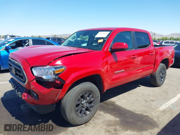 2022 Toyota Tacoma SR5 with VIN 3TMAZ5CN5NM194494, listed as a IAAI auction lot 42555021 with 20,915 mi miles and . Bid and sale history available at DreamBid. Image 17.