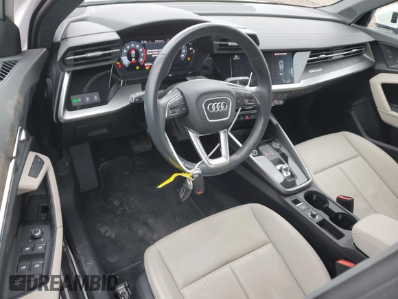 2022 Audi A3 Premium Plus with VIN WAUBUDGY0NA098249, listed as a Copart auction lot 88032825 with 44,166 mi miles and Salvage Title. Bid and sale history available at carsss.com. Image 8.