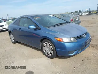 2008 Honda Civic Cpe LX with VIN 2HGFG12648H535418, listed as a IAAI auction lot 42040685 with 196,183 mi miles. Bid and sale history available at carsss.com. Image 1.