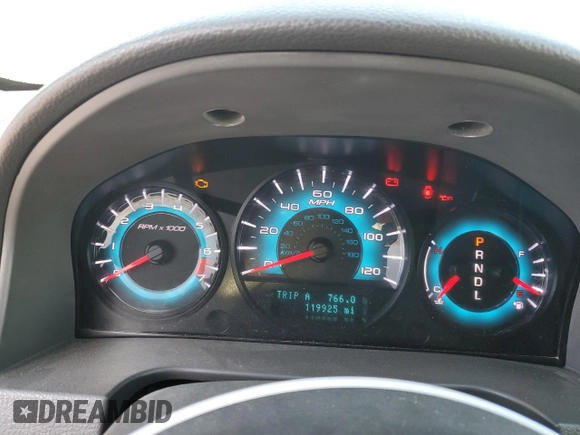 2010 Ford Fusion SE with VIN 3FAHP0HA7AR392266, listed as a Copart auction lot 76680094 with 119,925 mi miles and Salvage Title. Bid and sale history available at DreamBid. Image 9.