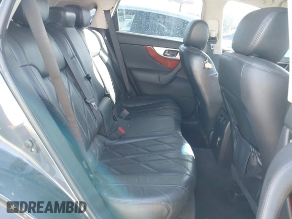 2009 Infiniti FX with VIN JNRAS18U19M100853, listed as a IAAI auction lot 38981593 with 204,236 mi miles and . Bid and sale history available at DreamBid. Image 8.