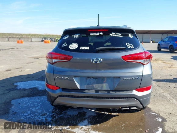 2016 Hyundai Tucson Limited with VIN KM8J33A22GU231834, listed as a IAAI auction lot 41312526 with 117,423 mi miles. Bid and sale history available at carsss.com. Image 17.