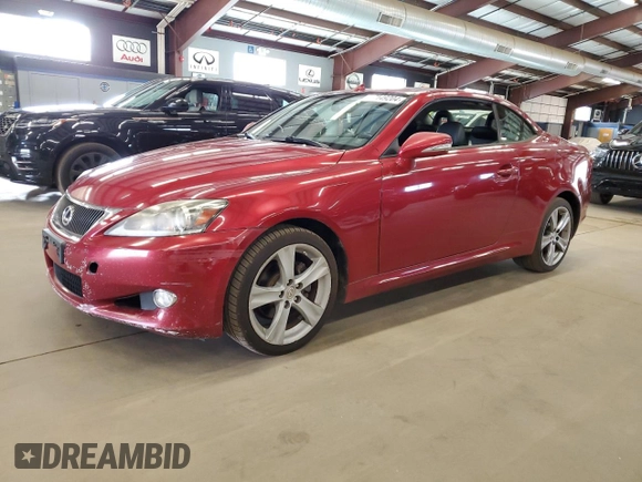 2012 Lexus IS 250 C z VIN JTHFF2C29C2526040, wystawiony jako Copart lot #87149204 z przebiegiem 153 211 mil mil oraz Czysty tytuł • Clean title. Historia ofert i sprzedaży dostępna na DreamBid. Obrazek 1.