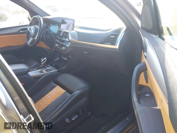 2020 BMW X3 M Competition with VIN 5YMTS0C03LLA57759, listed as a IAAI auction lot 41126676 with 31,969 mi miles and . Bid and sale history available at DreamBid. Image 5.