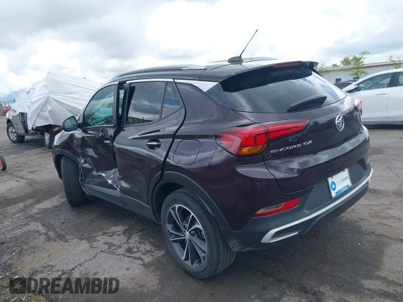 2021 Buick Encore GX Select with VIN KL4MMDSL2MB151382, listed as a IAAI auction lot 42198480 with 60,220 mi miles and . Bid and sale history available at DreamBid. Image 3.