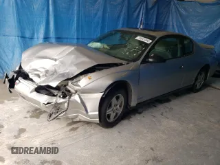 2005 Chevrolet Monte Carlo LS with VIN 2G1WW12E159118121, listed as a Copart auction lot 75941444 with 80,766 mi miles and Salvage Title. Bid and sale history available at carsss.com. Image 1.
