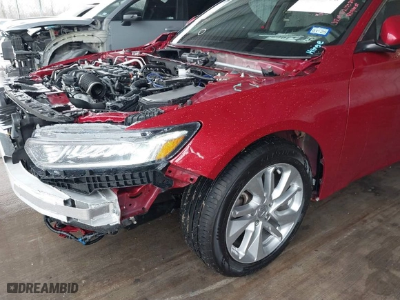 2019 Honda Accord Sedan LX 1.5T with VIN 1HGCV1F12KA022018, listed as a IAAI auction lot 41476638 with NaN miles. Bid and sale history available at carsss.com. Image 17.
