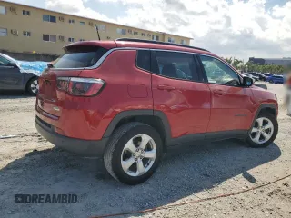 2019 Jeep Compass Latitude with VIN 3C4NJCBB0KT646602, listed as a Copart auction lot 50365015 with 50,782 mi miles and Non Repairable. Bid and sale history available at DreamBid. Image 3.