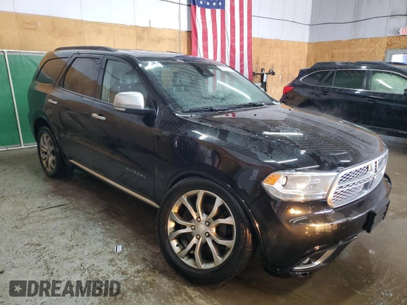 2017 Dodge Durango Citadel with VIN 1C4RDJEG1HC930734, listed as a Copart auction lot 44758555 with 158,329 mi miles and Non Repairable. Bid and sale history available at carsss.com. Image 4.