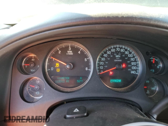 2012 Chevrolet Tahoe Commercial with VIN 1GNLC2E0XCR253777, listed as a Copart auction lot 44791755 with 123,312 mi miles and Salvage title. Bid and sale history available at DreamBid. Image 9.