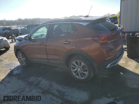 2021 Buick Encore GX Select with VIN KL4MMESLXMB093236, listed as a Copart auction lot 86498674 with 61,418 mi miles and Salvage title. Bid and sale history available at DreamBid. Image 2.