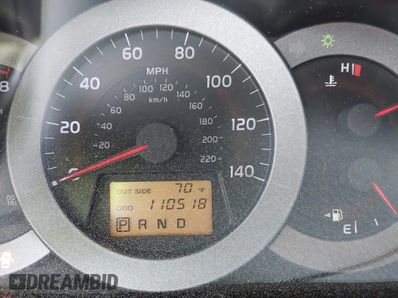 2008 Toyota RAV4 with VIN JTMZD33VX85078210, listed as a IAAI auction lot 41944108 with 110,518 mi miles. Bid and sale history available at carsss.com. Image 7.