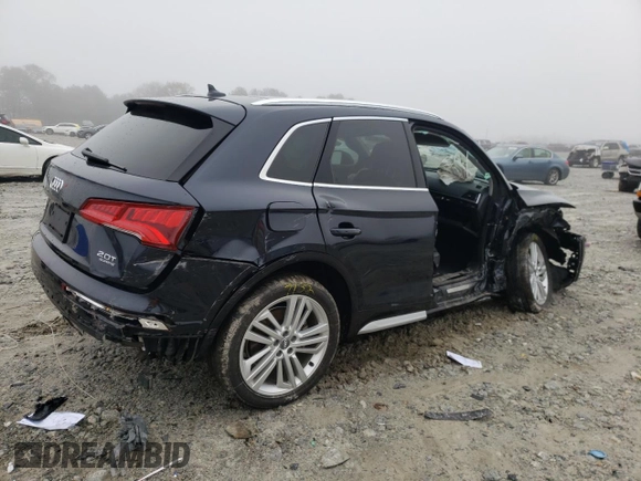 2018 Audi Q5 Premium Plus with VIN WA1BNAFY9J2100515, listed as a Copart auction lot 70344012 with Not Provided miles. Bid and sale history available at carsss.com. Image 3.