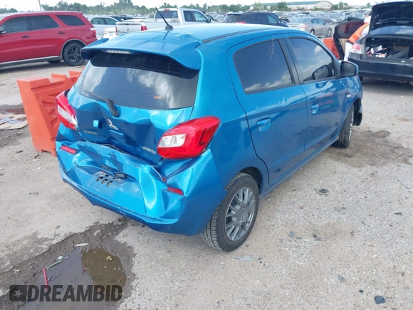 2019 Mitsubishi Mirage ES with VIN ML32A3HJ7KH011198, listed as a IAAI auction lot 42528952 with 106,709 mi miles and . Bid and sale history available at DreamBid. Image 4.