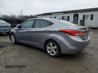 2012 Hyundai Elantra GLS with VIN KMHDH4AE2CU433033, listed as a Copart auction lot 44430105 with 121,763 mi miles and Clean Title. Bid and sale history available at carsss.com. Image 2.
