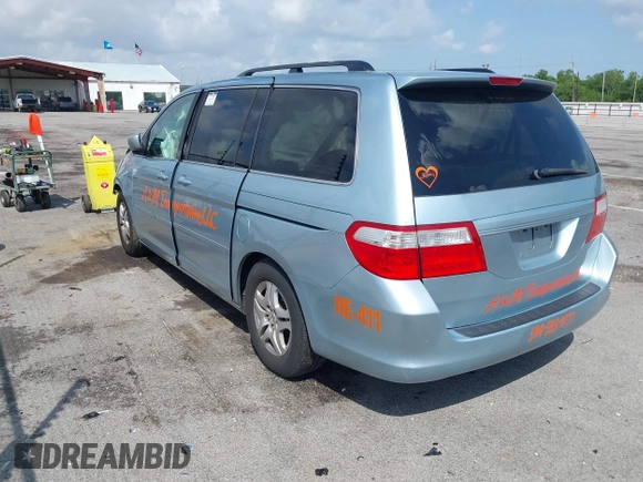 2006 Honda Odyssey EX-L with VIN 5FNRL38716B103035, listed as a IAAI auction lot 42092668 with 264,431 mi miles and . Bid and sale history available at DreamBid. Image 3.