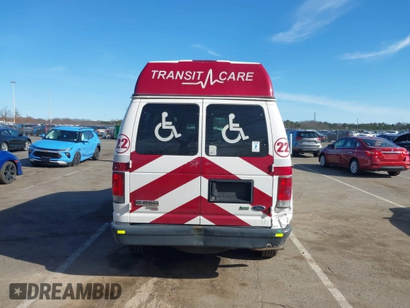 2014 Ford Econoline Cargo Commercial with VIN 1FTNE2EW6EDA35125, listed as a IAAI auction lot 41837491 with 207,713 mi miles and . Bid and sale history available at DreamBid. Image 16.