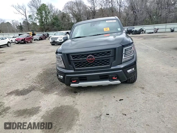 2024 Nissan Titan Pro-4X z VIN 1N6AA1ED3RN116454, wystawiony jako Copart lot #43611905 z przebiegiem 8 563 mil mil oraz Szkoda całkowita • Salvage title. Historia ofert i sprzedaży dostępna na DreamBid. Obrazek 11.