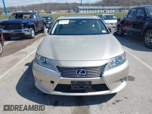 2013 Lexus ES 300h Hybrid with VIN JTHBW1GG6D2011464, listed as a IAAI auction lot 41838434 with 150,747 mi miles. Bid and sale history available at carsss.com. Image 12.
