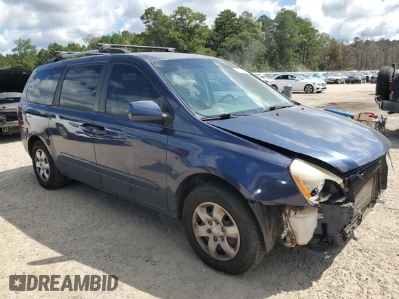2009 Kia Sedona LX with VIN KNDMB233X96286866, listed as a Copart auction lot 72221534 with 157,212 mi miles and Salvage Title. Bid and sale history available at DreamBid. Image 4.