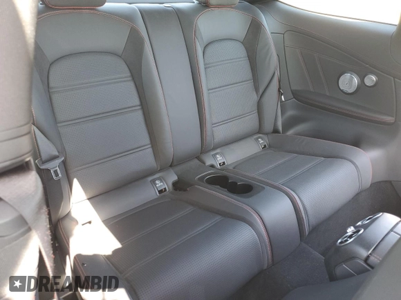 2023 Mercedes-Benz C 43 AMG with VIN W1KWJ6EB8PG119569, listed as a Copart auction lot 57043995 with 14,601 mi miles and Salvage title. Bid and sale history available at DreamBid. Image 10.