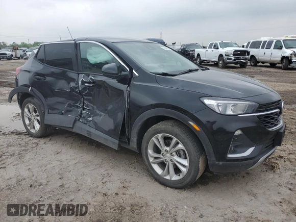 2023 Buick Encore GX Preferred with VIN KL4MMCSL4PB158901, listed as a Copart auction lot 50545385 with 24,821 mi miles and Salvage title. Bid and sale history available at DreamBid. Image 4.