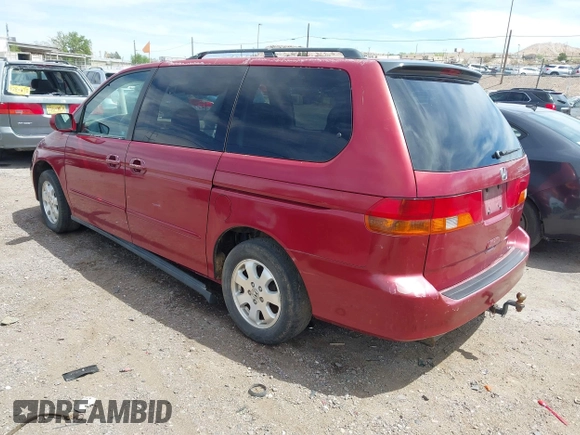 2003 Honda Odyssey EX-L with VIN 5FNRL189X3B135872, listed as a IAAI auction lot 42035948 with Not Provided miles and . Bid and sale history available at DreamBid. Image 3.
