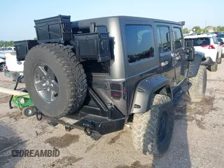 2017 Jeep Wrangler Unlimited Sport with VIN 1C4BJWDG8HL567051, listed as a IAAI auction lot 42495250 with 19,522 mi miles and . Bid and sale history available at DreamBid. Image 4.