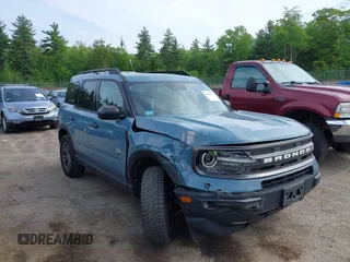2021 Ford Bronco Sport Big Bend with VIN 3FMCR9B68MRA92517, listed as a IAAI auction lot 42380157 with 44,335 mi miles and . Bid and sale history available at DreamBid. Image 1.