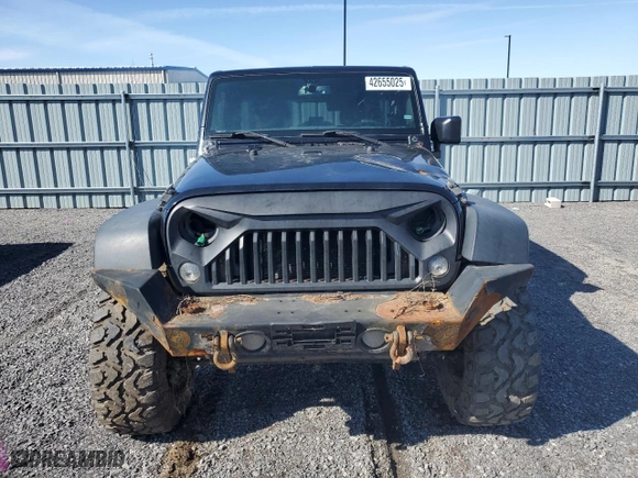 2015 Jeep Wrangler Unlimited Sport with VIN 1C4BJWDG3FL748944, listed as a Copart auction lot 42655025 with 142,700 mi miles and Clean Title. Bid and sale history available at carsss.com. Image 5.
