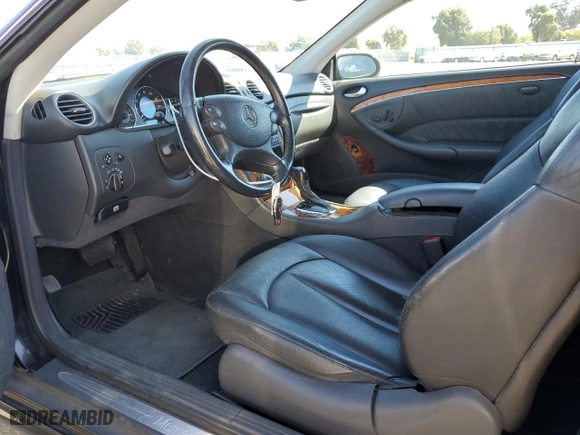 2003 Mercedes-Benz CLK-Class 5.0L with VIN WDBTJ75J43F018571, listed as a Copart auction lot 72736304 with 125,780 mi miles and Salvage Title. Bid and sale history available at carsss.com. Image 7.