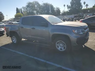 2021 Chevrolet Colorado 2WD Work Truck with VIN 1GCGSBEN1M1201785, listed as a Copart auction lot 80136184 with 99,928 mi miles and Salvage Title. Bid and sale history available at carsss.com. Image 4.