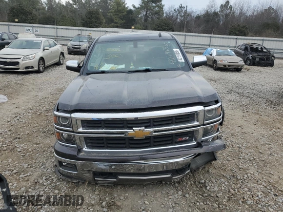 2014 Chevrolet Silverado 1500 LTZ with VIN 3GCUKSEC8EG287696, listed as a Copart auction lot 42191065 with Not Provided miles and Salvage Title. Bid and sale history available at DreamBid. Image 5.