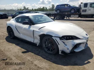 2023 Toyota Supra 3.0 with VIN WZ1DB0G09PW060627, listed as a Copart auction lot 65894025 with 26,657 mi miles and Salvage title. Bid and sale history available at DreamBid. Image 4.