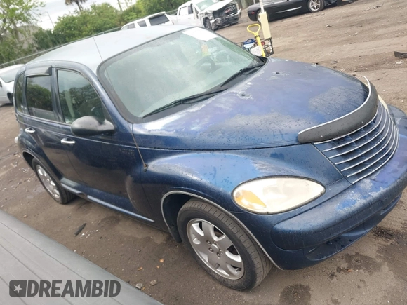 2003 Chrysler PT Cruiser Touring with VIN 3C4FY58B03T655188, listed as a IAAI auction lot 41717273 with 112,622 mi miles. Bid and sale history available at carsss.com. Image 1.