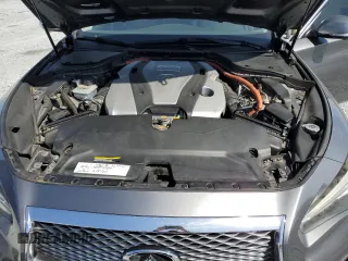 2014 Infiniti Q50 Hybrid Sport with VIN JN1AV7AP0EM691995, listed as a Copart auction lot 51041375 with Not Provided miles and Salvage Title. Bid and sale history available at carsss.com. Image 11.