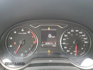 2015 Audi A3 2.0T Premium Plus with VIN WAUEFGFF5F1023024, listed as a Copart auction lot 45872215 with 2,539 mi miles and Salvage Title. Bid and sale history available at carsss.com. Image 9.