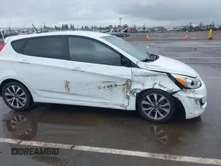 2016 Hyundai Accent Sport with VIN KMHCU5AE4GU249974, listed as a IAAI auction lot 41916351 with 127,692 mi miles. Bid and sale history available at carsss.com. Image 6.
