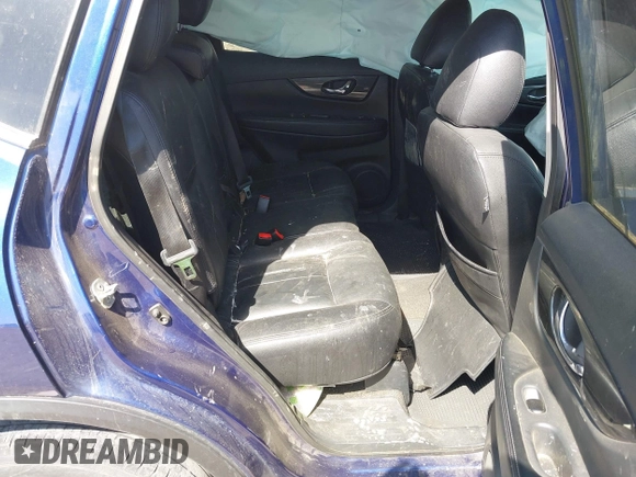 2017 Nissan Rogue S with VIN 5N1AT2MM8HC860870, listed as a IAAI auction lot 41908820 with 1 mi miles. Bid and sale history available at carsss.com. Image 8.