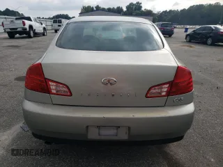 2003 Infiniti G35 w/Leather with VIN JNKCV51EX3M314563, listed as a Copart auction lot 72418514 with 218,606 mi miles and Salvage Title. Bid and sale history available at DreamBid. Image 6.