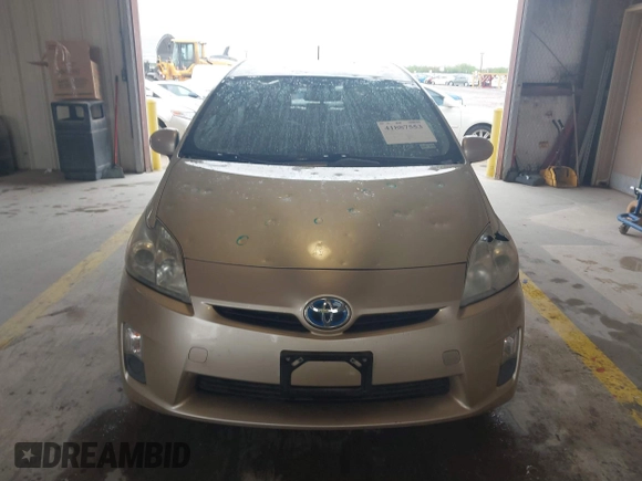 2011 Toyota Prius I with VIN JTDKN3DU2B1447144, listed as a IAAI auction lot 41887553 with 104,860 mi miles. Bid and sale history available at carsss.com. Image 12.